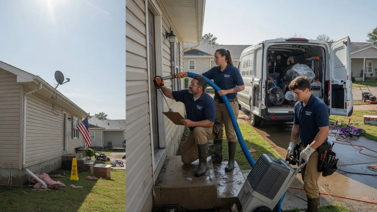 Ceiling Water Damage Restoration in Purvis, MS near me
